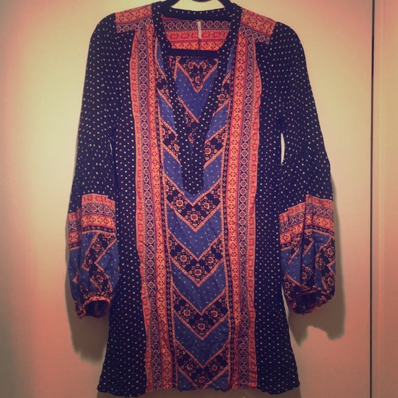 Free People Peacemaker boho peasant dress XS / S - Picture 5 of 6